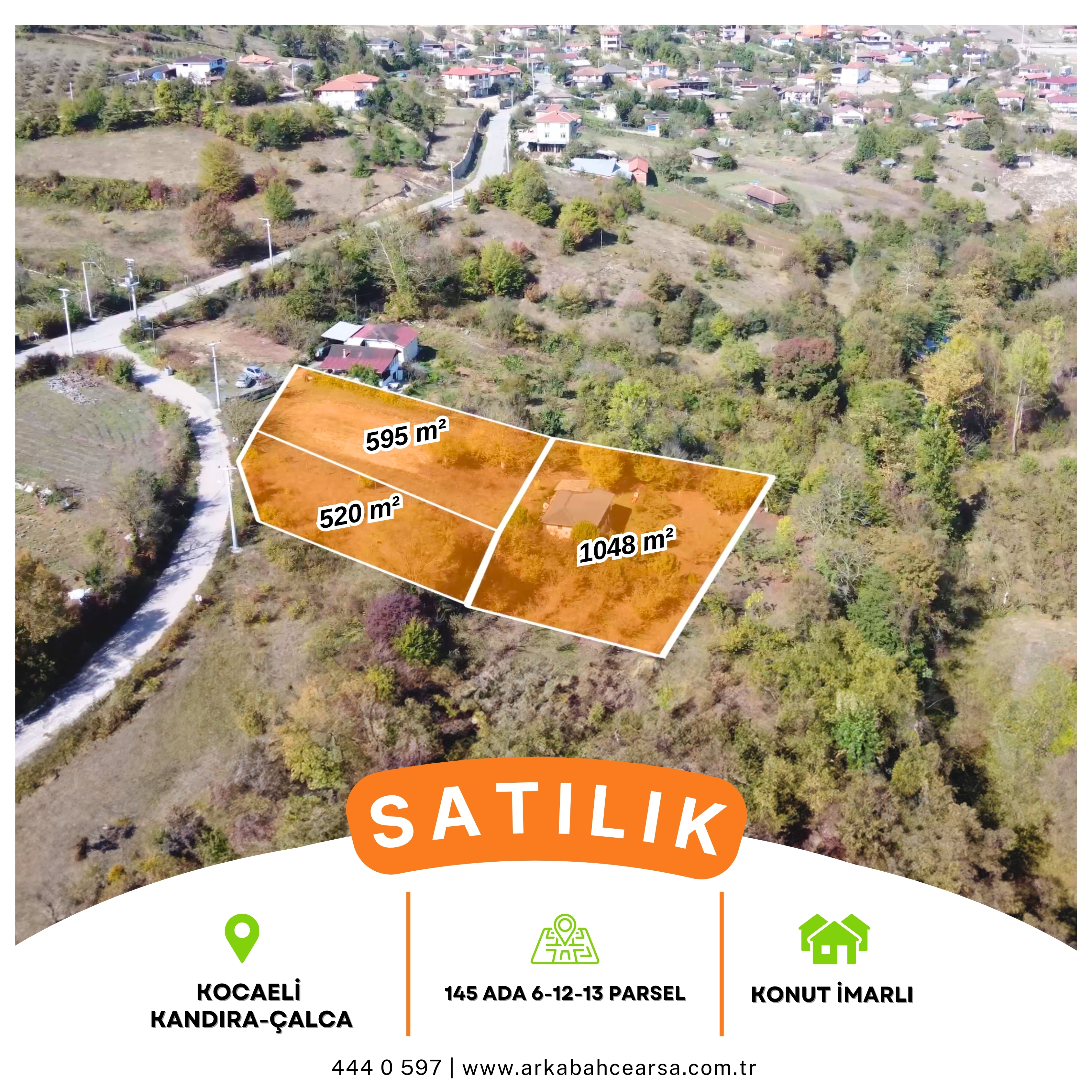 Arka Bahçe Arsa | Kocaeli / Kandıra / Çalca Satılık Arsa